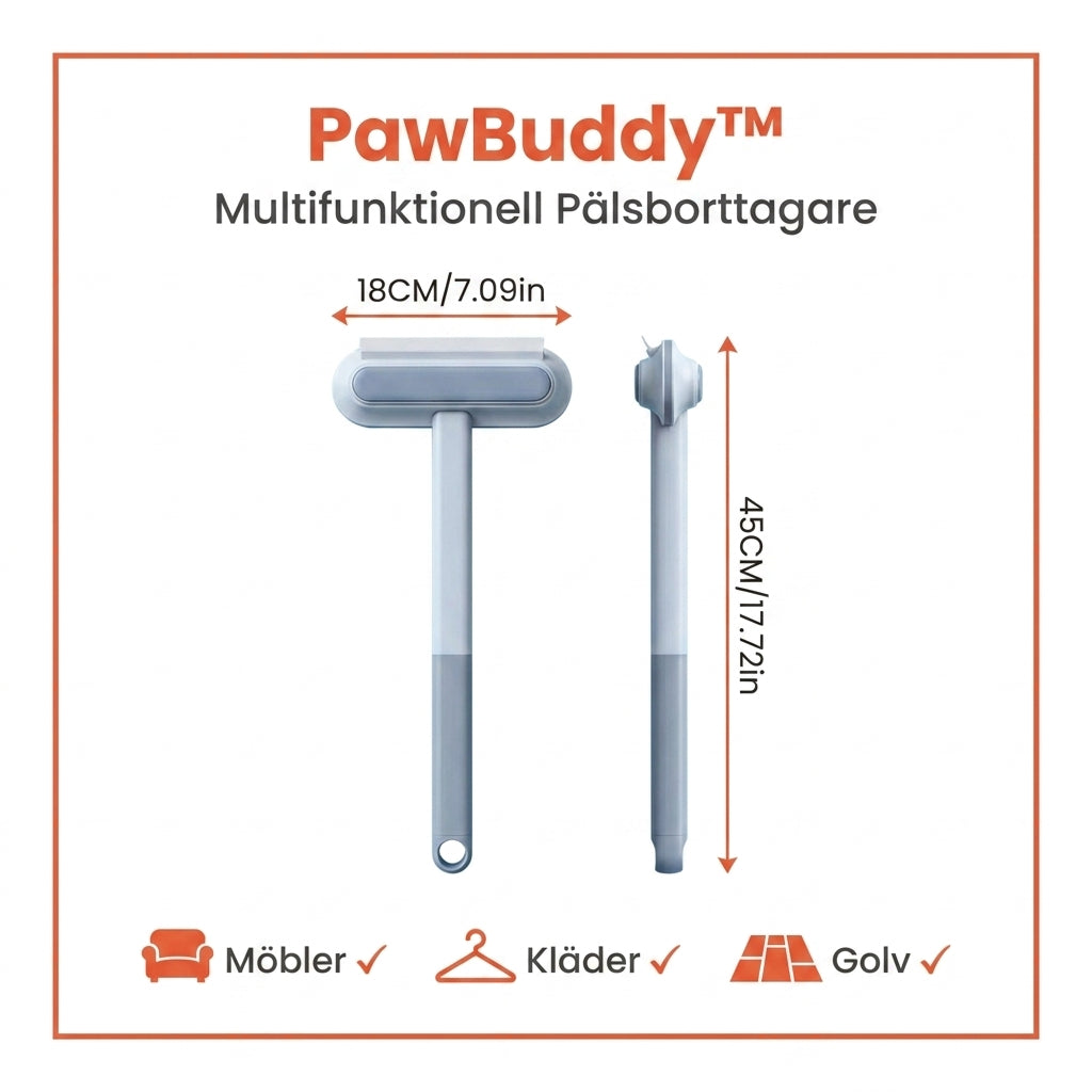 PawBuddy™ multifunktionella pälsborttagaren