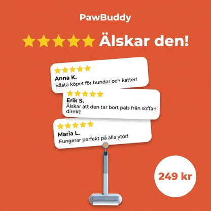 PawBuddy™ multifunktionella pälsborttagaren